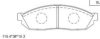 FMSI D1777104 Brake Pad Set, disc brake